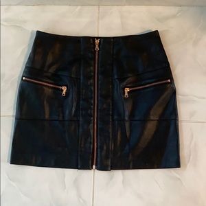 Kendall and Kylie Leather Skirt